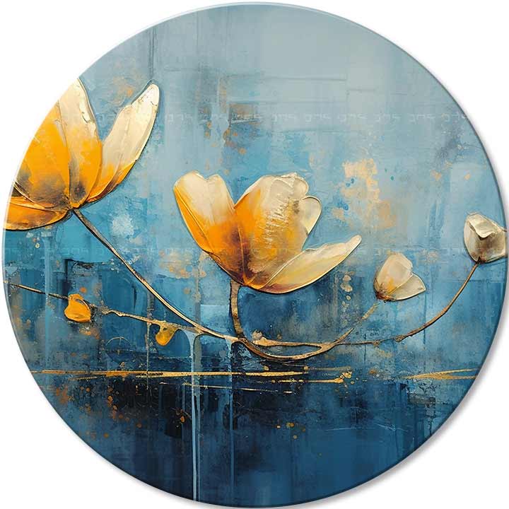 Picturi rotunde cu acrilic Povestea unui regat