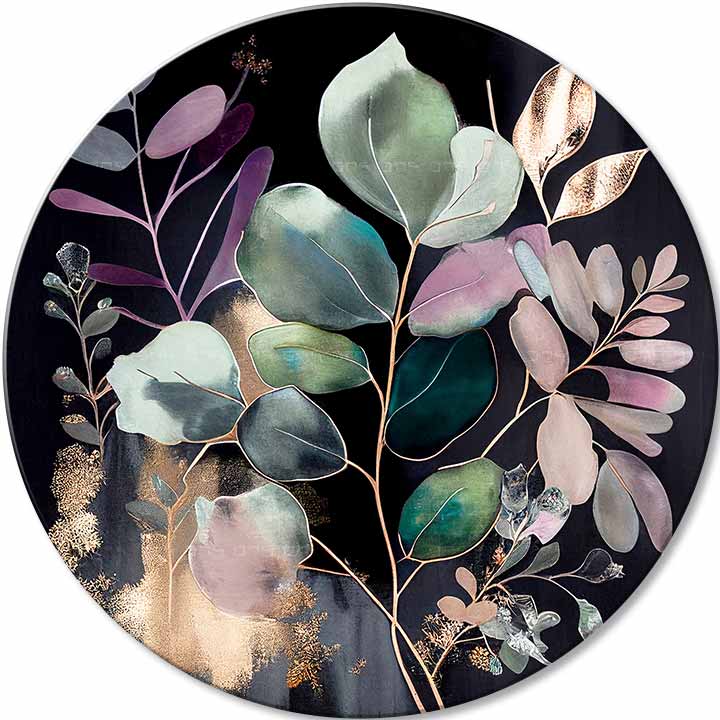 Picturi rotunde cu acrilic Viața de noapte