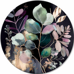 Picturi rotunde cu acrilic Viața de noapte