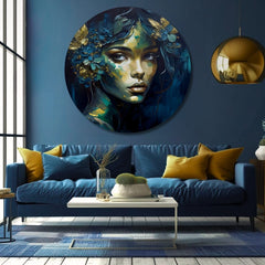 Picturi rotunde cu acrilic Povestea iubirii