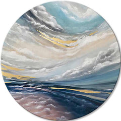 Picturi rotunde cu acrilic Un nou început