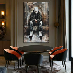 Imagine THE SILENT KILLER | Detalii acrilice