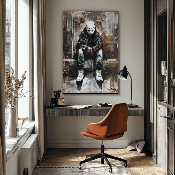 Imagine THE SILENT KILLER | Detalii acrilice