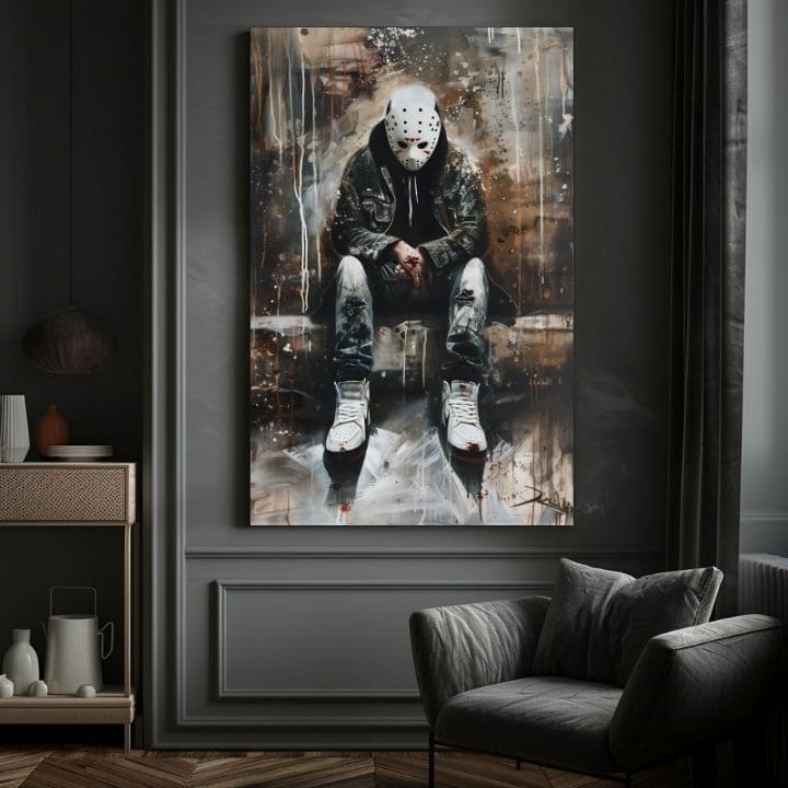 Imagine THE SILENT KILLER | Detalii acrilice