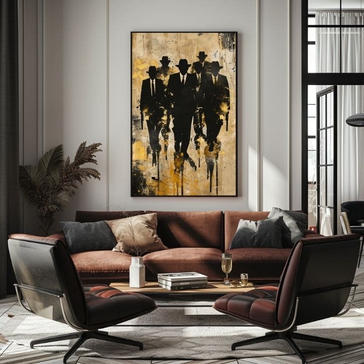 Imagine OUTLAWS IN SHADOWS | Detalii acrilice