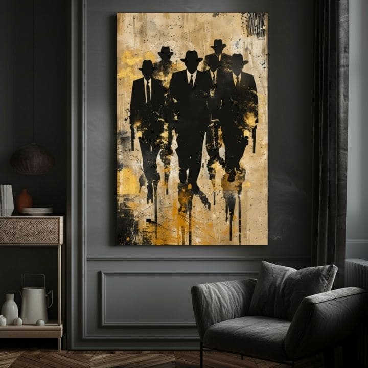 Imagine OUTLAWS IN SHADOWS | Detalii acrilice