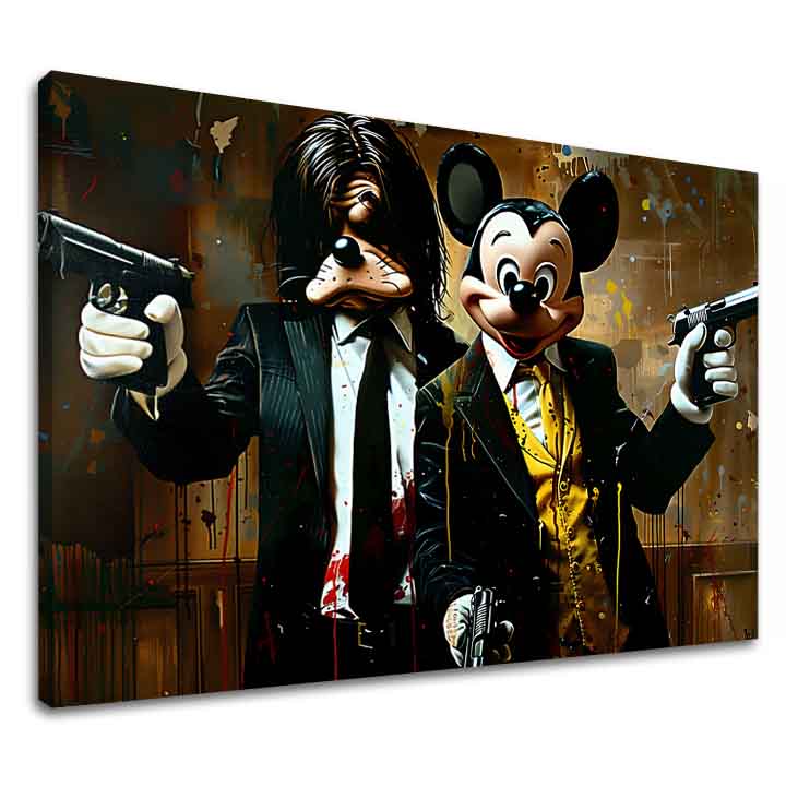 Imagine MICKEY AND THE MOBSTER | Detalii acrilice