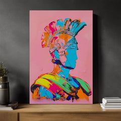 Imagine MODERN GLADIATOR pe panza | Structură pictată