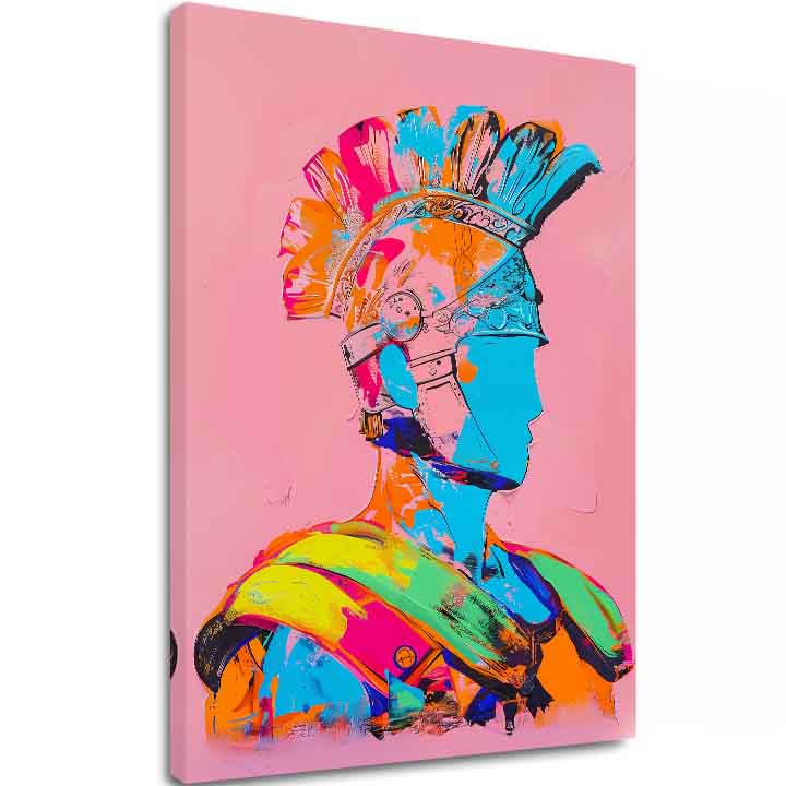 Imagine MODERN GLADIATOR pe panza | Structură pictată