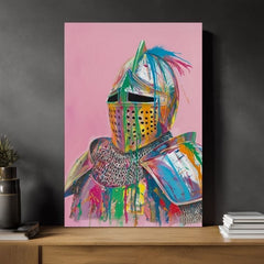 Imagine VIVID KNIGHT pe panza | Structură pictată