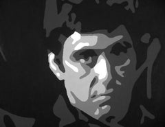 Pictat manual POP ART pictura AL PACINO 150x100 cm
