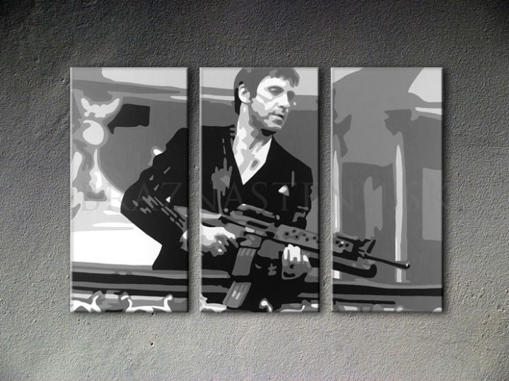 Pictat manual POP ART pictura AL PACINO 150x100 cm