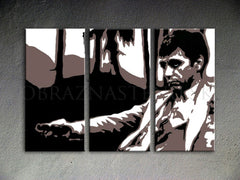 Pictat manual POP ART pictura AL PACINO 120x80 cm