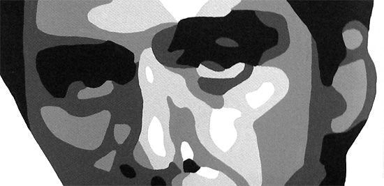 Pictat manual POP ART pictura AL PACINO 200x80 cm