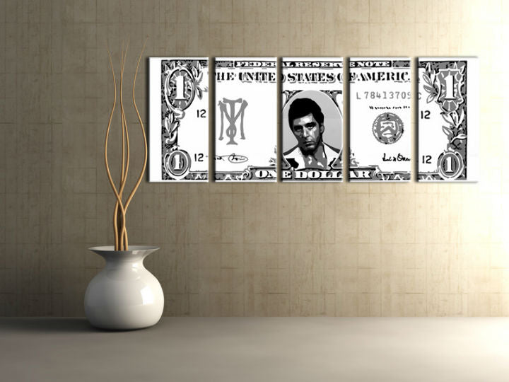 Pictat manual POP ART pictura AL PACINO 200x80 cm