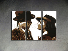 Pictat manual POP ART pictura CASABLANCA 120x80 cm