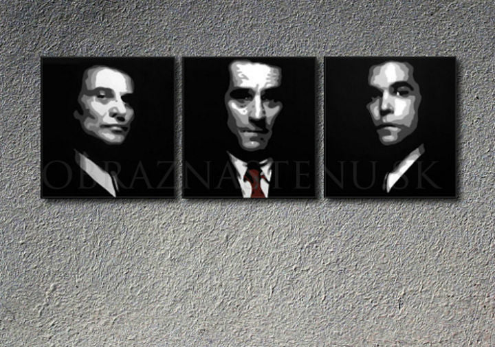 Pictat manual POP ART pictura GOODFELLAS 150x50 cm