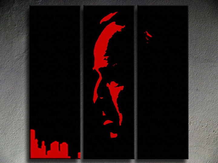 Pictat manual POP ART pictura MARLON BRANDO 90x90 cm