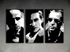 Pictat manual POP ART pictură GODFATHER 120x80 cm