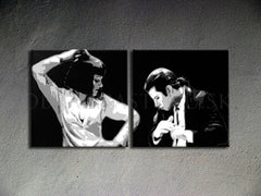 Pictat manual POP ART pictura PULP FICTION 100x50 cm
