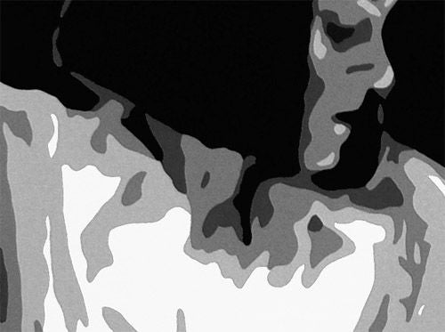 Pictat manual POP ART pictura PULP FICTION 100x50 cm