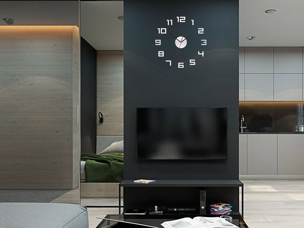Ceas de perete modern DIGI MIRROR - imagine principală