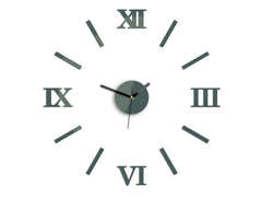 Ceas de perete modern NUMBER gray - imagine principală