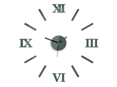Ceas de perete modern NUMBER gray - imagine 2