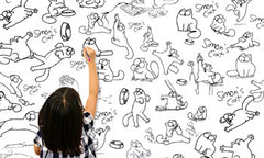 Tapet pentru copii pentru pictura TMDE003