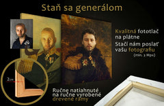 Modern tablou pe pânză în auriu-negru nuanțe | Cadouri pentru bărbați - Tablou din fotografie GENERAL și uniforme – previzualizare