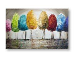 Pictura de perete pictat TREES 1 parte YOBAM039E1