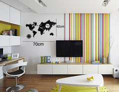 Ceas de perete modern WORLD  NH021