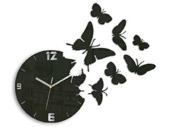 Ceas de perete FLUTURI WENGE HMCNH003-wenge