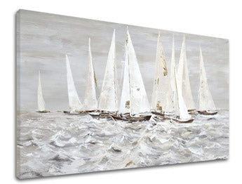 Tablou pe pânză PLACHETNICE ON THE SEA 1 buc XOBCH12152GE1