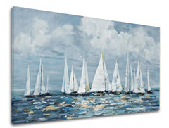 Tablou FLAGS ON THE SEA 1 buc XOBCH12154GE1