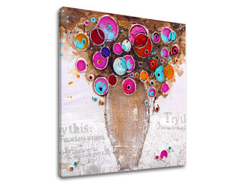 Imaginea pe panza VASE WITH FLOWERS 1 parte XOBCHZH4661E1