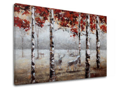 Imaginea pe panza WALKING THROUGH THE WOODS 1 parte XOBCHZH5696E1