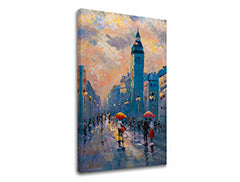 Imaginea pe panza WALKING THROUGH CITY 1 parte XOBCHZH6206E1