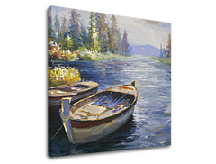 Imaginea pe panza BOAT IN THE TOWER 1 buc XOBCHZH6286E1