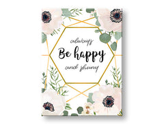 Industrial tablou pe pânză cu motivul flori, natură în alb-roz nuanțe, atmosferă veselă, natură și minimalism, potrivit pentru dormitor – principală