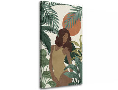 Imaginea pe pânză WOMAN IN NATURE 001