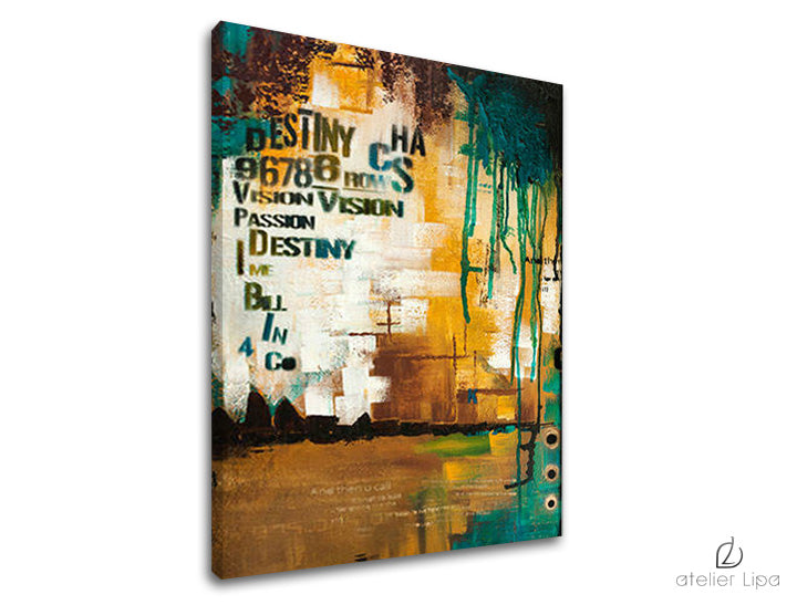 Reproducere de autor pe pânză ABSTRACT XOBAM003E1