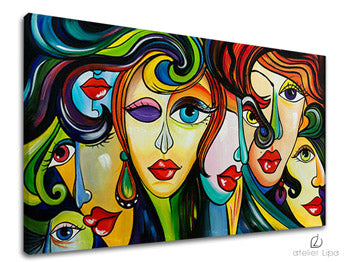 Reproducere de autor pe pânză WOMEN XOBAM010E1