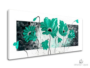 Reproducere de autor pe panza FLOWERS XOBAM012E1