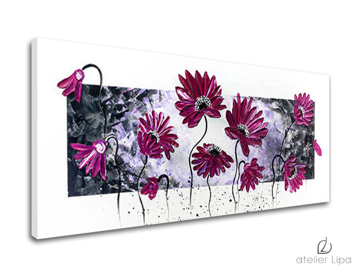 Reproducere de autor pe panza FLOWERS XOBAM013E1
