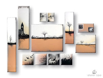 Reproducere de autor pe pânză LAND XOBAM015E12