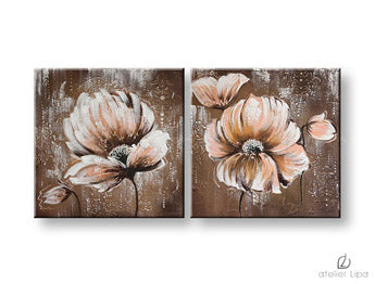 Reproducere de autor pe panza FLOWERS XOBAM030E2