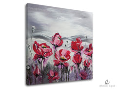 Reproducere de autor pe panza FLOWERS XOBAM031E1