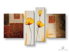 Reproducere de autor pe pânză FLOWERS XOBDO106D4