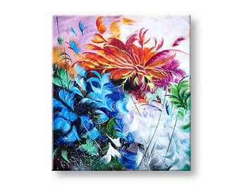 Reproducere de autor pe panza FLOWERS XOBFB186E1